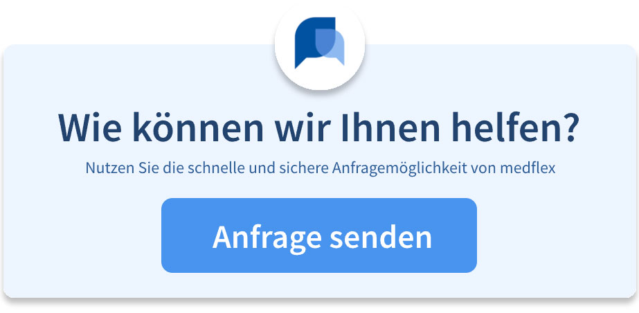 Medflex-Anfrage-Senden-Button